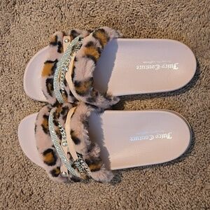 Juicy couture slides EUC size 10 pink